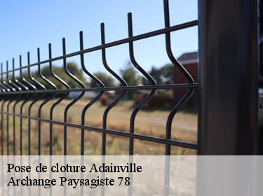 Pose de cloture  adainville-78113 Archange Paysagiste 78