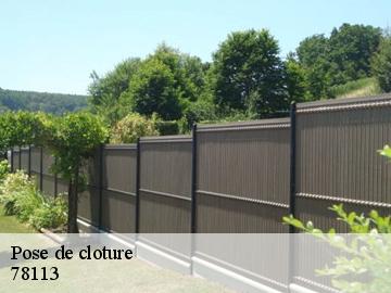 Pose de cloture 78113