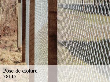 Pose de cloture chateaufort-78117 WT espace vert