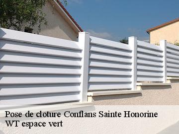 Pose de cloture conflans-sainte-honorine-78700 WT espace vert