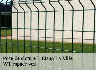 Pose de cloture  l-etang-la-ville-78620 WT espace vert 