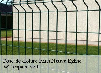 Pose de cloture flins-neuve-eglise-78790 WT espace vert