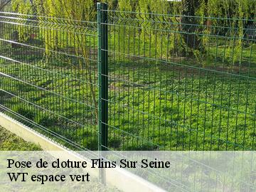 Pose de cloture flins-sur-seine-78410 WT espace vert