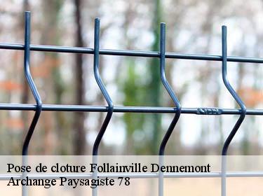 Pose de cloture  follainville-dennemont-78520 Archange Paysagiste 78