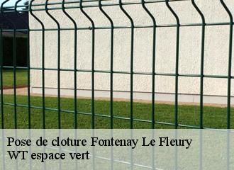 Pose de cloture  fontenay-le-fleury-78330 WT espace vert 
