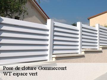 Pose de cloture gommecourt-78270 WT espace vert