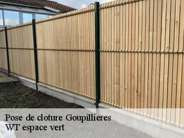 Pose de cloture goupillieres-78770 WT espace vert