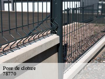Pose de cloture goupillieres-78770 WT espace vert