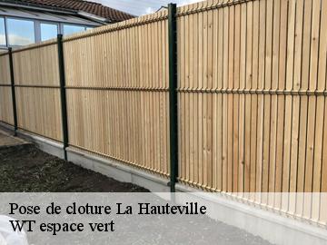 Pose de cloture la-hauteville-78113 WT espace vert