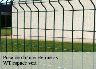 Pose de cloture hermeray-78125 WT espace vert
