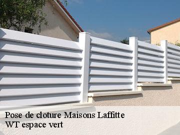 Pose de cloture maisons-laffitte-78600 WT espace vert