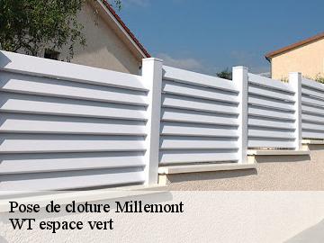 Pose de cloture millemont-78940 WT espace vert
