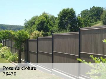 Pose de cloture 78470