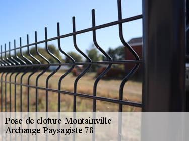 Pose de cloture  montainville-78124 Archange Paysagiste 78