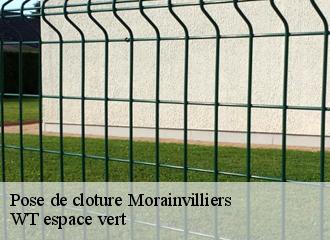 Pose de cloture morainvilliers-78630 WT espace vert