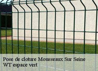 Pose de cloture mousseaux-sur-seine-78270 WT espace vert