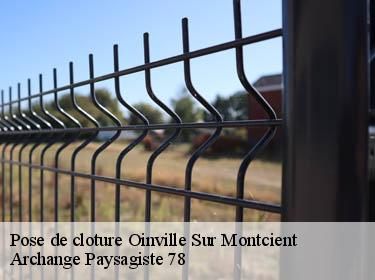 Pose de cloture  oinville-sur-montcient-78250 Archange Paysagiste 78