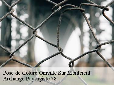 Pose de cloture  oinville-sur-montcient-78250 Archange Paysagiste 78