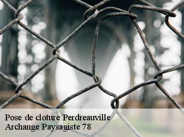Pose de cloture  perdreauville-78200 Archange Paysagiste 78