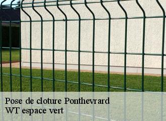 Pose de cloture ponthevrard-78730 WT espace vert
