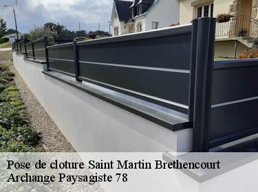 Pose de cloture  saint-martin-brethencourt-78660 Archange Paysagiste 78