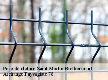Pose de cloture  saint-martin-brethencourt-78660 Archange Paysagiste 78