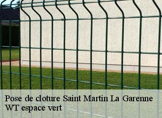Pose de cloture saint-martin-la-garenne-78520 WT espace vert