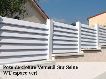 Pose de cloture  verneuil-sur-seine-78480 WT espace vert 