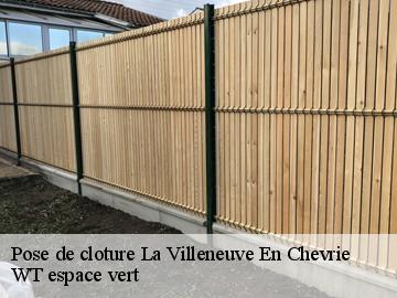 Pose de cloture  la-villeneuve-en-chevrie-78270 WT espace vert 