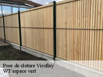 Pose de cloture viroflay-78220 WT espace vert