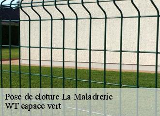 Pose de cloture la-maladrerie-78300 WT espace vert
