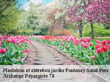 Plantation et entretien jardin  fontenay-saint-pere-78440 Archange Paysagiste 78