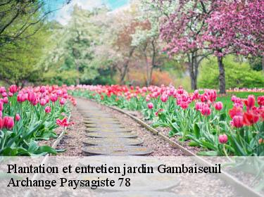 Plantation et entretien jardin  gambaiseuil-78490 Archange Paysagiste 78